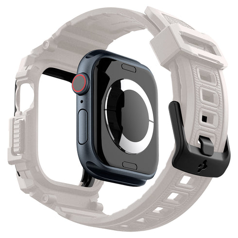 Spigen Apple Watch 11/10 Series Case+Band – Rugged Armor Pro
